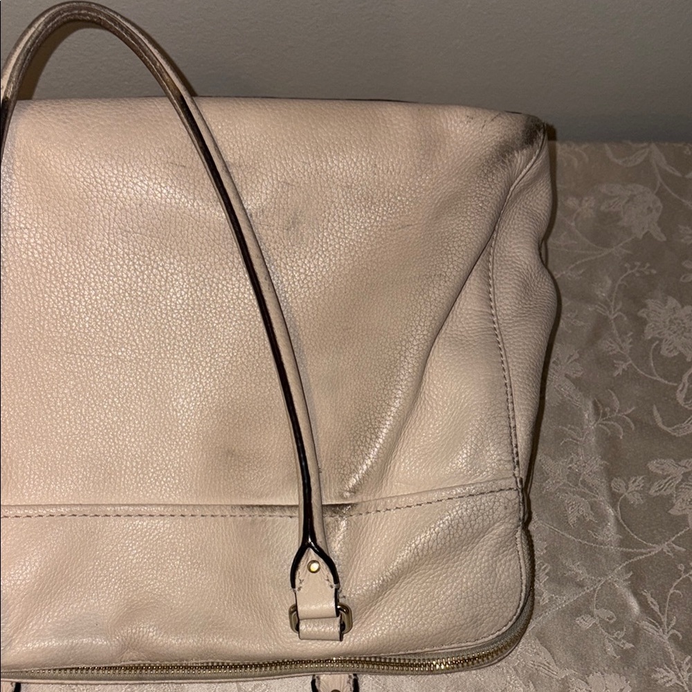 Authentic Kate Spade ♠️ Elegant Cream Handbag -Used - Picture 7 of 16